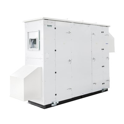 Condicionador de ar fresco de gabinete vertical de exaustão de condensação